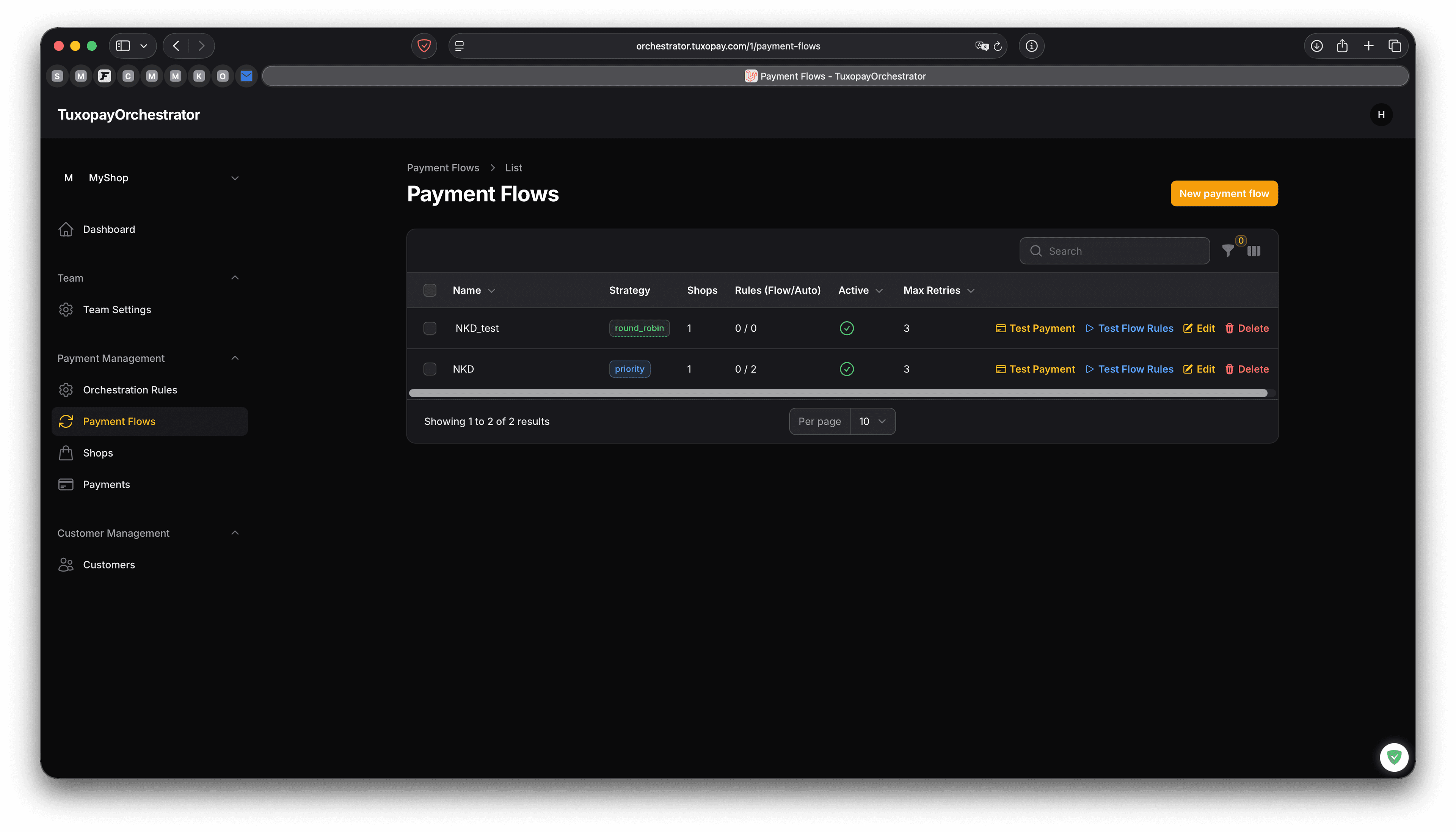 Payment Flows